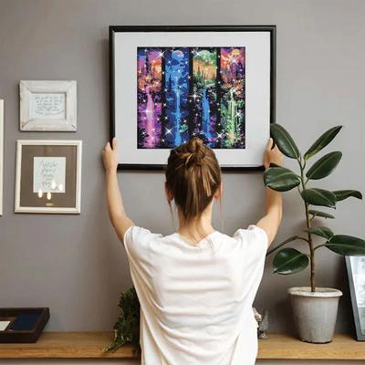 Drop Dash Deals Moon & Castle Diamond Painting Kit For Beginners DIY Craft Ornament With Full Drill, Wall Art Decoration Moon & Castle Diamond Painting Kit For Beginners DIY Craft Ornament With Full Drill, Wall Art Decoration