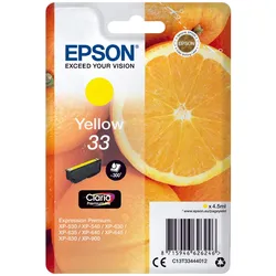 Epson Original 33 Orange Druckerpatrone - gelb (C13T33444012)