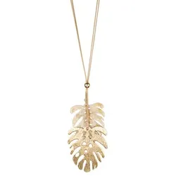 DINE 'N' Dance Collier Blattdesign Länge ca 85+5cm Modeschmuck