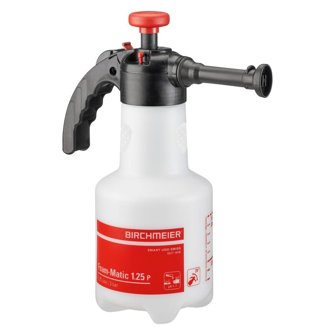 Birchmeier Foam Matic 1.25 P Schaumgerät rot Drucksprühgerät 1.25 Liter mit Vitondichtungen, max. 7 (1.25 l) (11976501-147473.0125)
