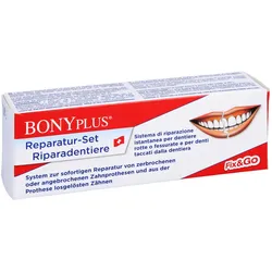 Bony Plus, Zahnpasta, Reparaturset Zahnprothesen