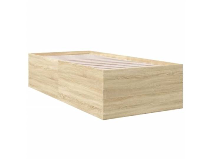 vidaXL Bettgestell Sonoma-Eiche 90x200 cm Holzwerkstoff