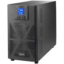 APC SRVS3KI Easy UPS 1PH On-Line, 3kVA/2400W, Tower, 230V, 6x IEC C13 + 1x IEC C19 Ausgänge, Intelligenter Kartensteckplatz, LCD