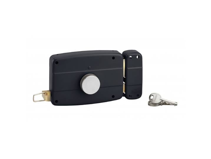 Thirard - Serrure Garage À Cylindre Et Bouton De Tirage 140x90 32 Mm - 3 Clés - Droite - 000047