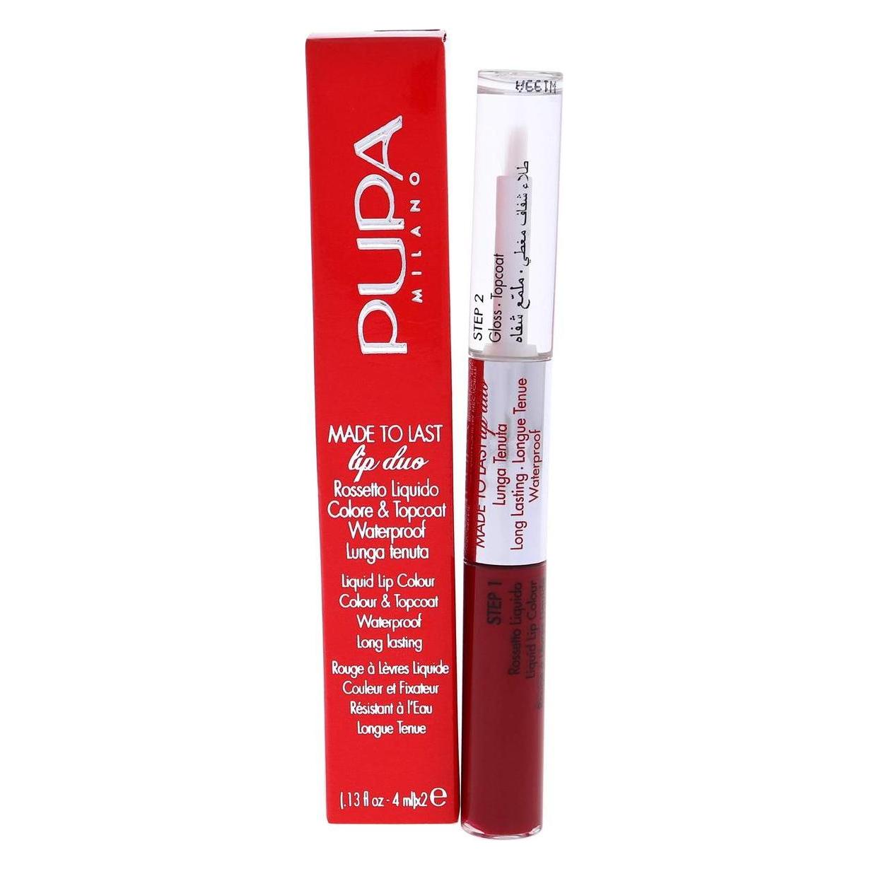 Pupa Milano Made to last Lip duo Fire Red (#006 Fire Red) (022021B006)