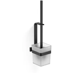 Giese Toilettenbürstengarnitur Wandmodell schwarz matt, 39073-14 39073-14