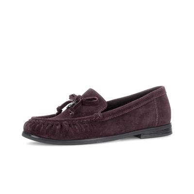 Loafer GABOR "Loafer", Damen, Gr. 42, lila, Schuhe Loafer