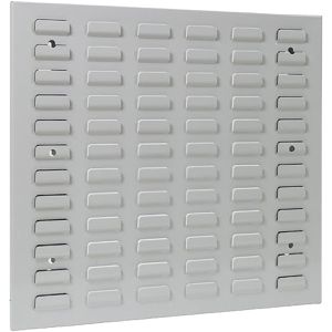ADB Werkzeugwand 23021, lichtgrau, aus Metall, Schlitzwand, 49,3 x 45,6 cm