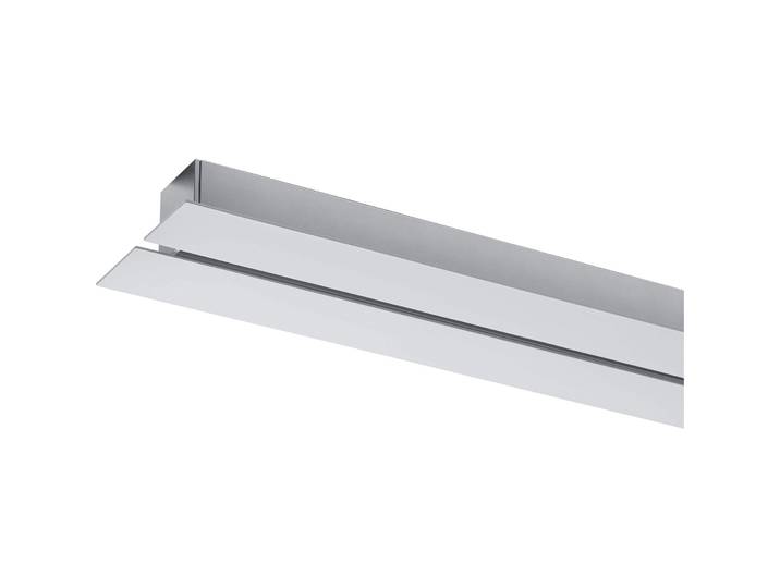 Designer-Pendellampen-Schiene Bankamp Strada 2.0 aluminium matt 150 cm - LED - Lichtfarbe: Extra warmweiss - Material: Aluminium/Stahl - Schiene- LED