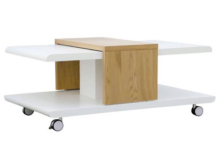 Couchtisch ARIAN 110x45x66 cm Dekor Wildeiche/weiß