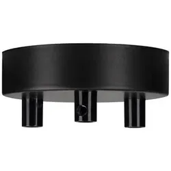 Bailey Deckenkappe Metall schwarz Multikabel 3