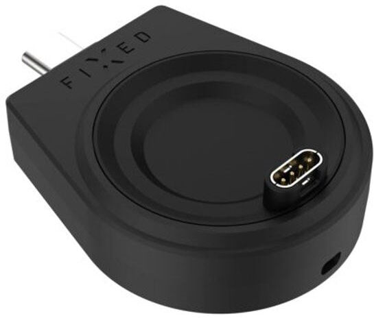 Fixed Trådløs Oplader til Garmin Smartwatch - USB-C - Sort