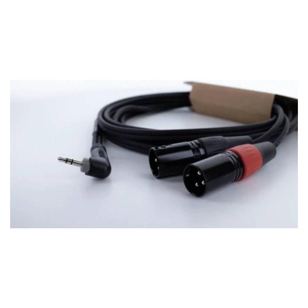 Cordial EY 1 WRMM XLR Y-Adapter (1x Klinkenstecker 3.5 mm - 2x XLR-Stecker 3 pol (14873)