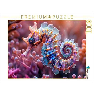 CALVENDO Puzzle Seepferdchen | 1000 Teile Lege-Größe 64x48cm Foto-Puzzle für glückliche Stunden