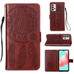 König Design Hülle Handy Schutz für Samsung Galaxy A32 5G Case Cover Tasche Etui Bumper Braun (Samsung Galaxy A32 5G), Smartphone Hülle, Braun