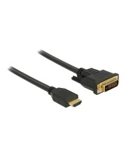 Delock HDMI zu DVI 24+1 Kabel bidirektional 1.5 m Digital/Daten Digital/Display/Video Video/Analog 1,5 m (85653)