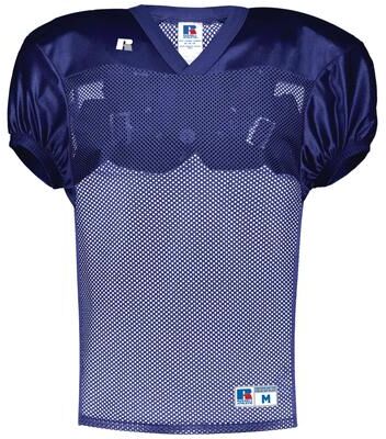 Russell Athletic S096BM Stock Practice Jersey T-Shirt in Royal Blue size 3XL   Polyester