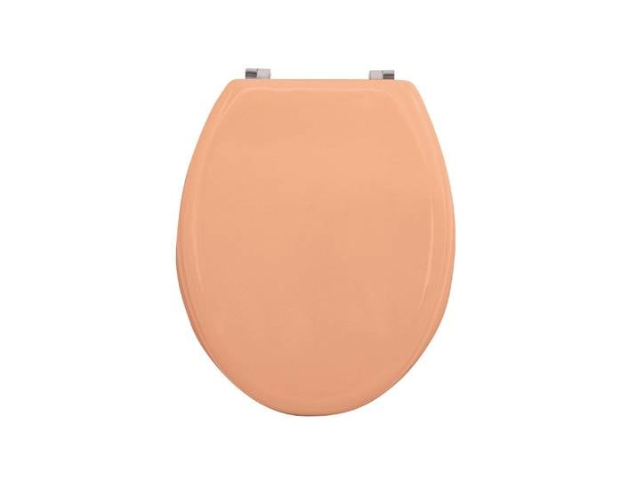 WC-Sitz MSV Pfirsich , beige (pfirsich), B:37cm L:45cm, WC-Sitze, WC-Sitz