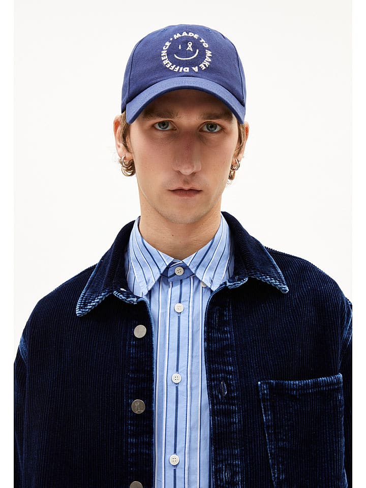 armedangels Cap "Yenaas" in Blau - onesize