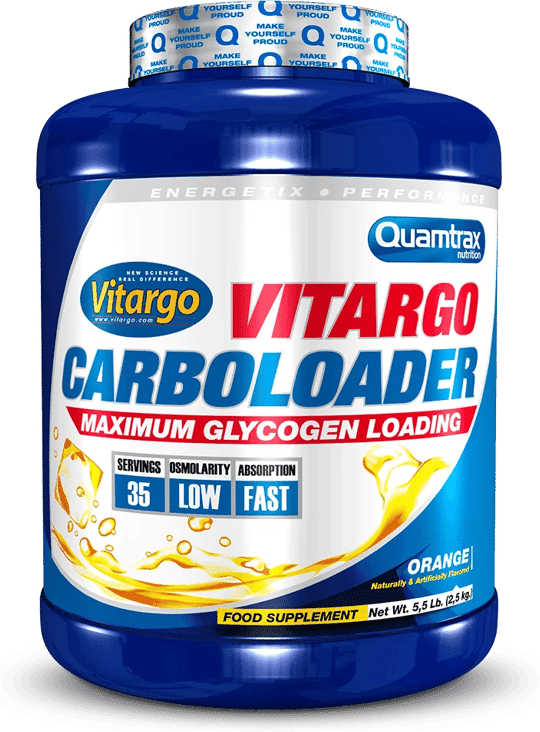 Quamtrax VITARGO CARBOLOADER 2,5 Kg Laranja.