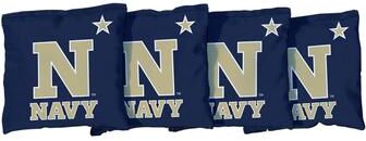 Skip's Garage Naval Academy Midshipmen Blue Cornhole Bags