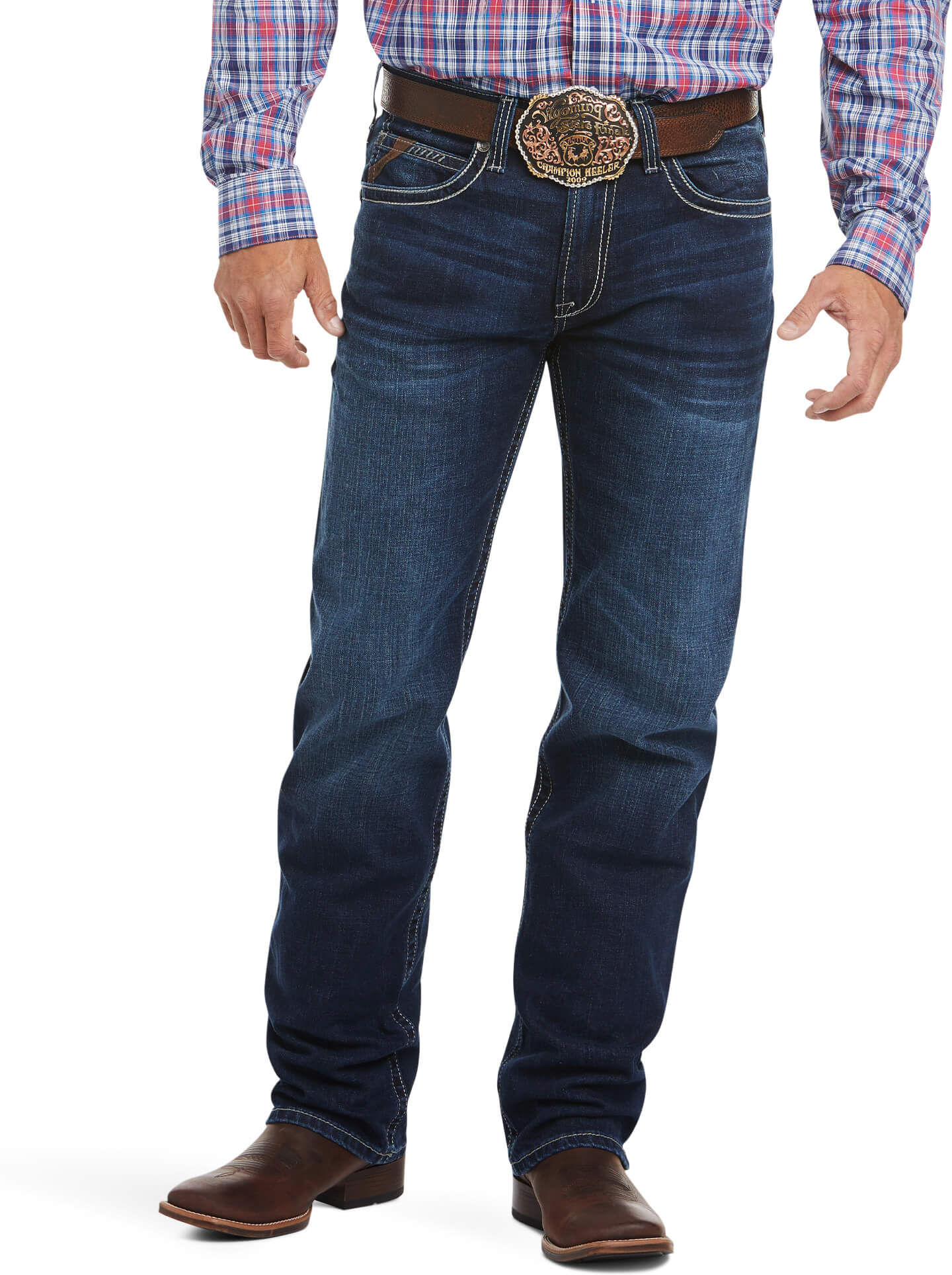 Men's M2 Relaxed Stretch Stillwell Boot Cut Jeans in Salton, Size: 36 X by Ariat