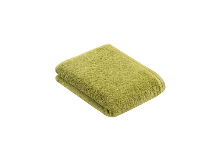 Vossen Duschtuch Vegan Life, Hellgrün, Uni, 67x140 cm, Made in Austria, Oeko-Tex® Standard 100, Oeko-Tex® Made IN Green, V-Label Vegan, saugfähig, Aufhängeschlaufe, angenehm weich, hochwertige Qualität, Bordüre, schadstoffgeprüft, vegan, Heimtextilien, Badtextilien, Duschtücher