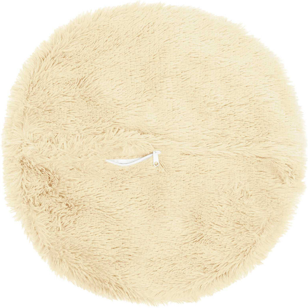 vidaXL Light Green Cushion Cover Cream 60cm W X 60cm D