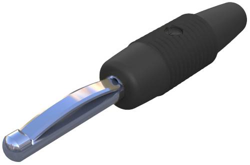 Hirschmann Test & Measurement VON 20 Bananenstecker Stecker, gerade Stift-Ø: 4mm Schwarz