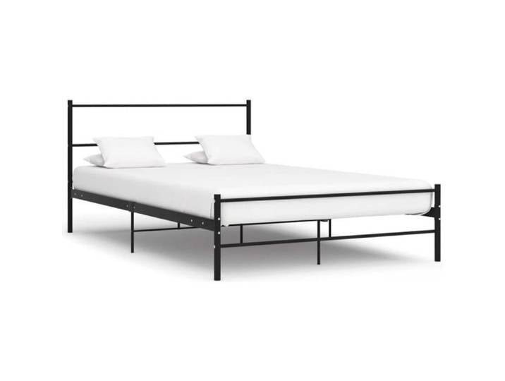 Best Lit adulte 160x200 cm Cadre de lit Noir Métal