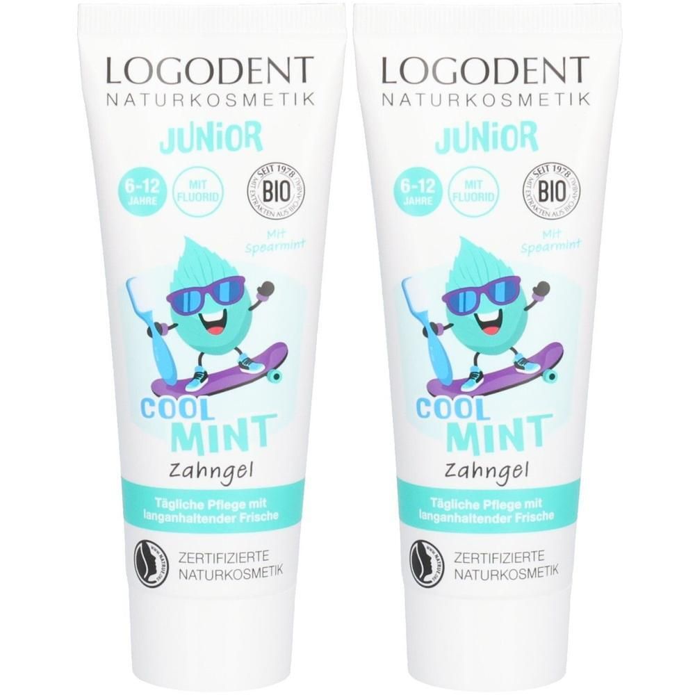 Junior Zahngel Cool Mint x2 2x75 ml