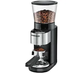 ROMMELSBACHER Kaffeemühle EKM 500, Kegelmahlwerk, Präzisions-Waage, Mahlgrad in 39 Stufen, 5 Funktionstasten für individuelle und flexible Nutzung