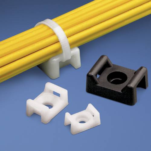 Panduit Cable Tie Mount Kabelbindersockel schraubbar, nieten TM2S8-M30 Bündel-Ø-Bereich 127mm (max) Schwarz