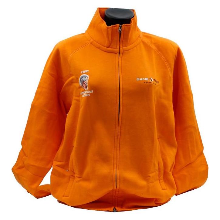 Altri Felpa Zip Arancione GameTekk Uomo M (M) (ACPT0029)
