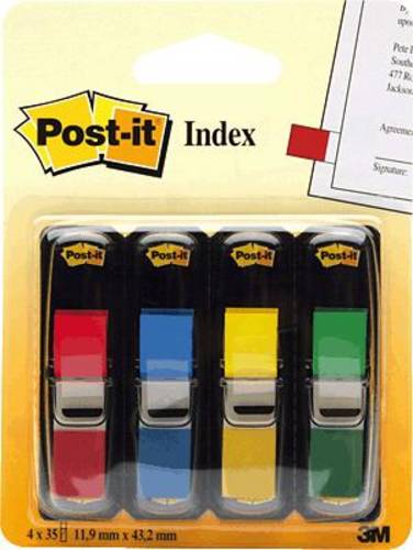 Post-it Haftmarker 7000144923 Rot, Gelb, Grün, Blau