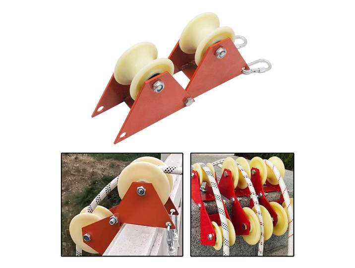 Poulie rétractable à corde, coin de mur extérieur, libération de corde pour les travaux à haute altitude
