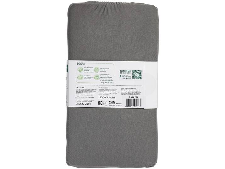 Naturaline Textil Bio Fixl. Jersey 180x200 grau