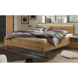 Wiemann Bett Cremona 180 x 200 cm Holzoptik Braun Eiche