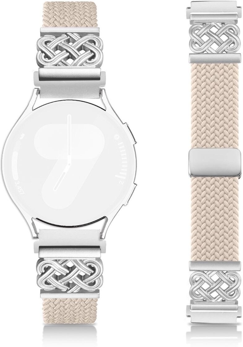 INF Geflochtenes Nylon-Magnetarmband, kompatibel mit Samsung Galaxy Watch – 20mm, Länge 26cm Breite 2cm Sternenlicht