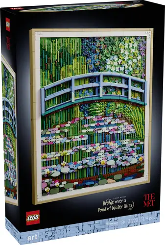 6589596 LEGO ART Claude Monet - Brücke über einen Seerosenteich (31220)
