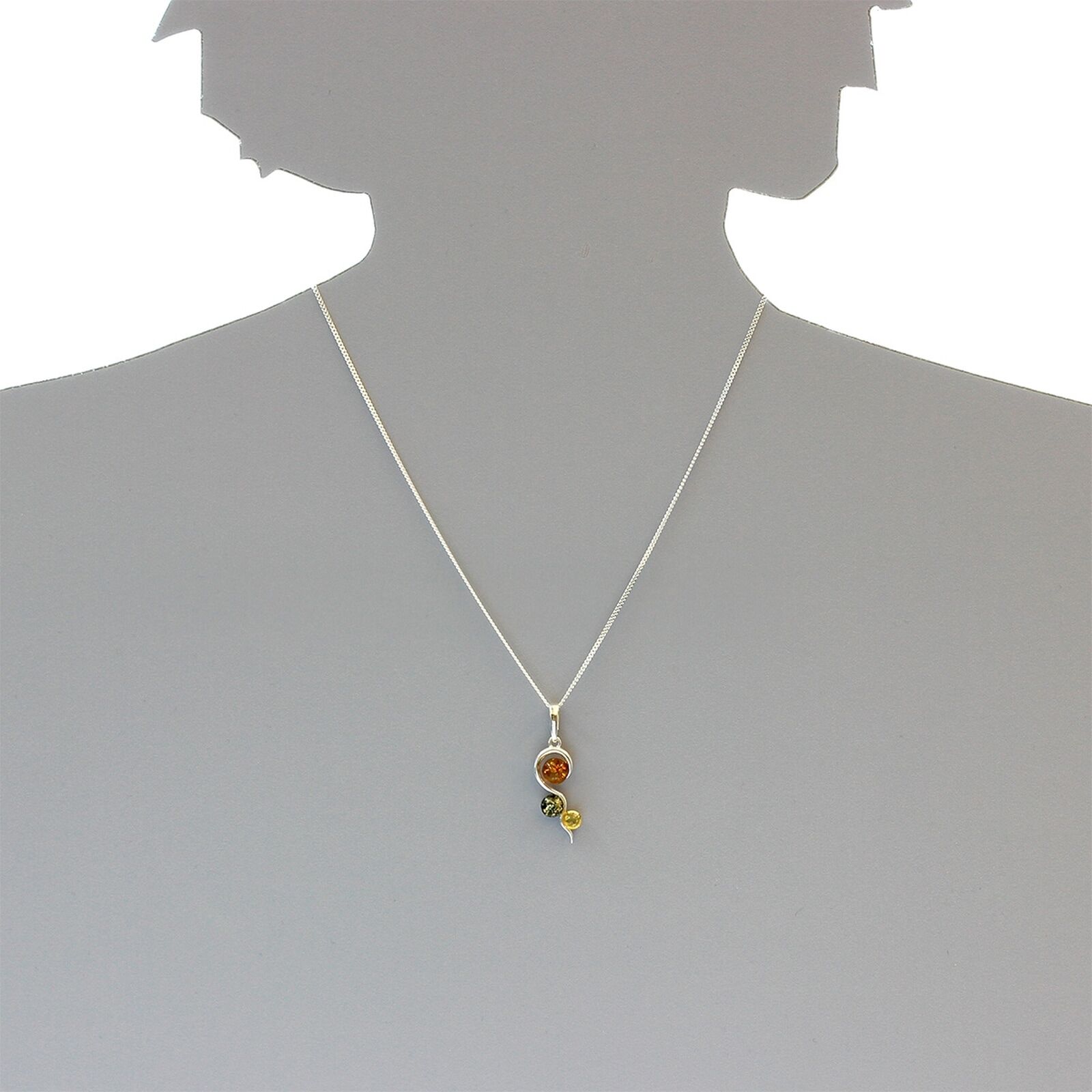 Kettenanhänger OSTSEE-SCHMUCK "Ostsee-Schmuck Anhänger Valentine Anhänger Valentine", weiß (weiß, neutral), Schmuckanhänger, Damen, 38 x 10mm, Silber 925 (Sterlingsilber), 1,8 g, Kettenanhänger