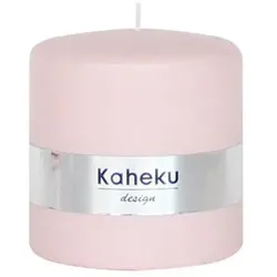 Kerze POWDER (DH 9,60x10 cm) - rosa - DH 9,60x10 cm