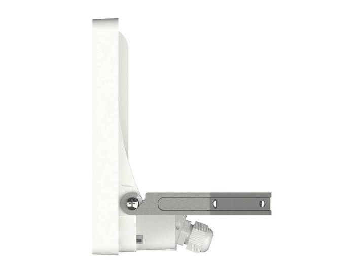 Theben LED-buitenwandspot theLeda B100 dual, wit, IP65, wit / opaal, Aluminium, LED buitenlamp