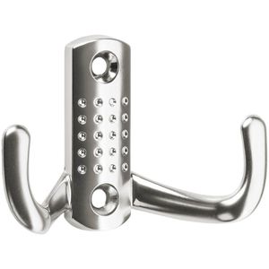 SO-TECH Garderobenhaken Jasmin, 108548, edelstahloptik matt, Doppelhaken aus Metall