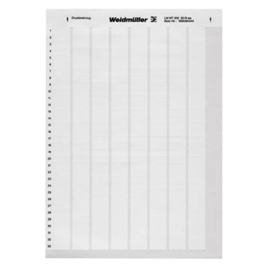 Weidmüller Etikett ws Selbstkl 210x297mm 1686441044 (1686441044)