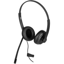 Yealink YHS34 Dual Headset (Kabelgebunden), Office Headset, Schwarz