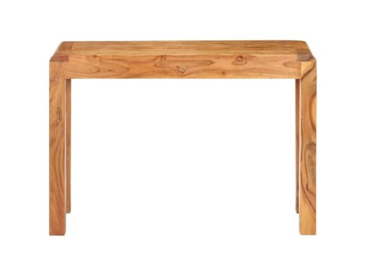 Konsolentisch aus massivem Akazienholz, Honig Finish, Rustikales Design, Hartholz, Maserung, stabile Konstruktion, für Flur und Wohnzimmer