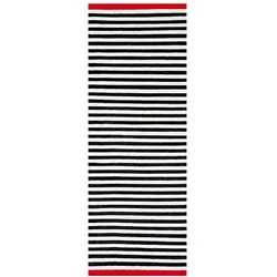 Läufer Rosemary Fabula Living schwarz/beige, Designer Lisbet Friis, 90x0.4x0 cm