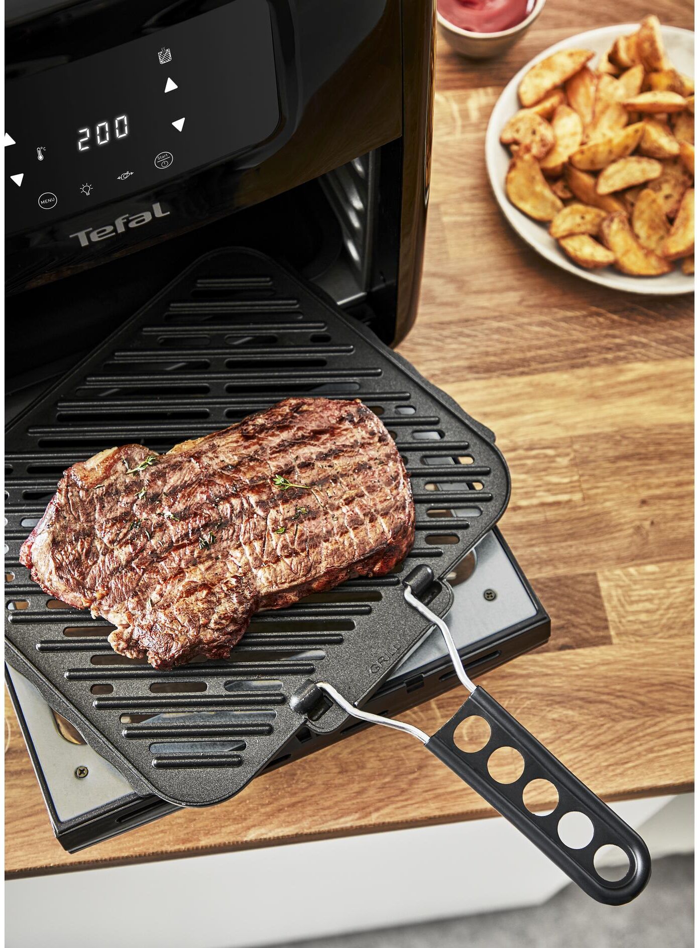Tefal Heissluftfritteuse "Easy Fry", schwarz, B:36,5cm H:42,5cm T:37,5cm, Fritteusen, Heissluftfritteuse schwarz Einheitsgröße