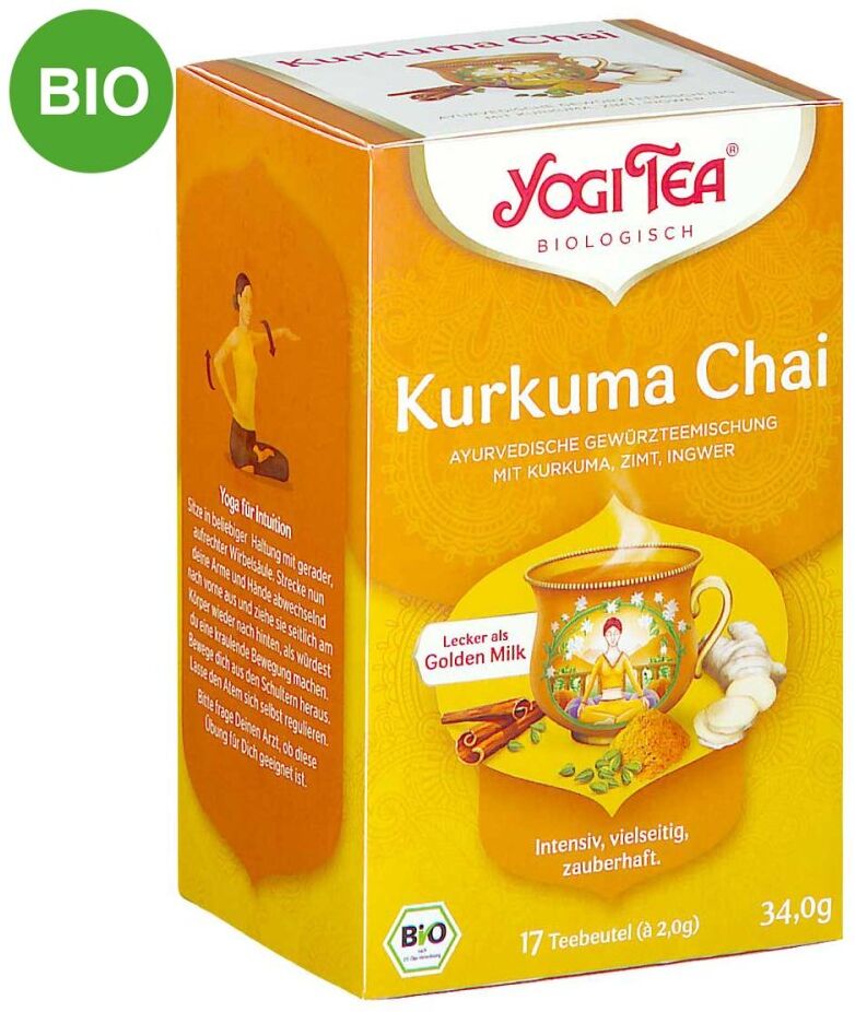 Yogi Tea Kurkuma Chai Bio Teebeutel 17X2.0g
